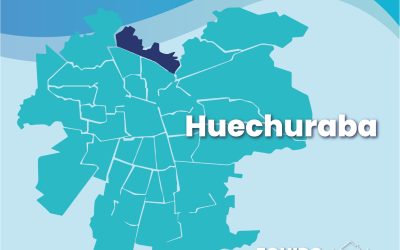 Equipo médico en casa en Huechuraba, sector norte, Santiago.