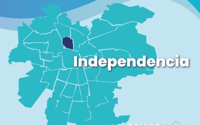 Equipo médico en casa Independencia, sector centro norte, Santiago.