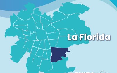 Equipo médico en casa La Florida, sector suroriente, Santiago.