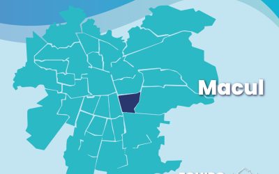 Equipo médico en casa Macul, sector suroriente, Santiago.